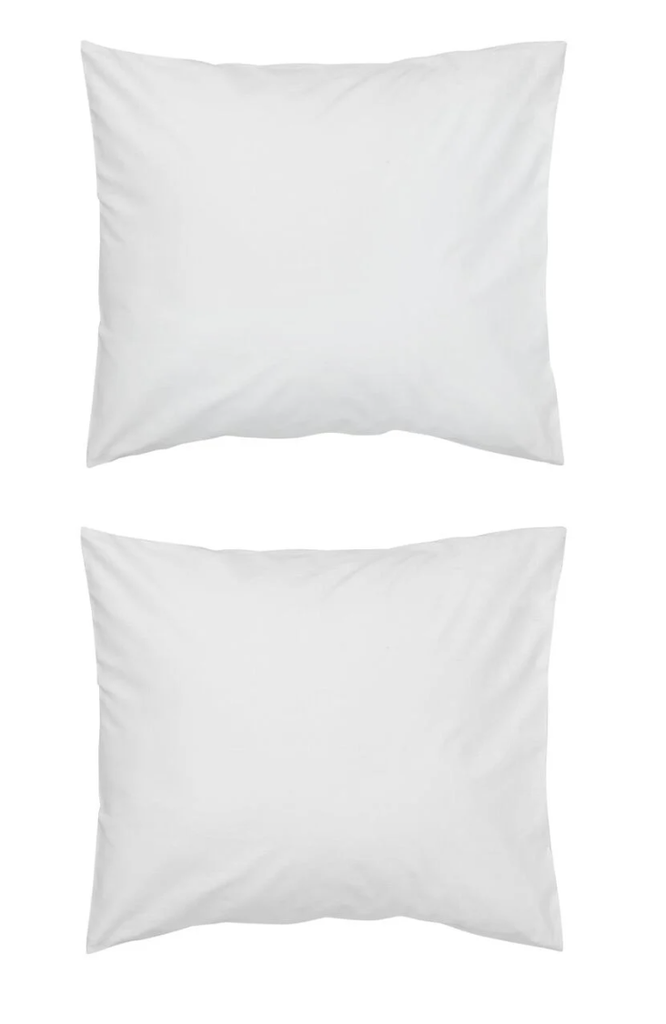 2 Pillowcases - soft cotton 60x70