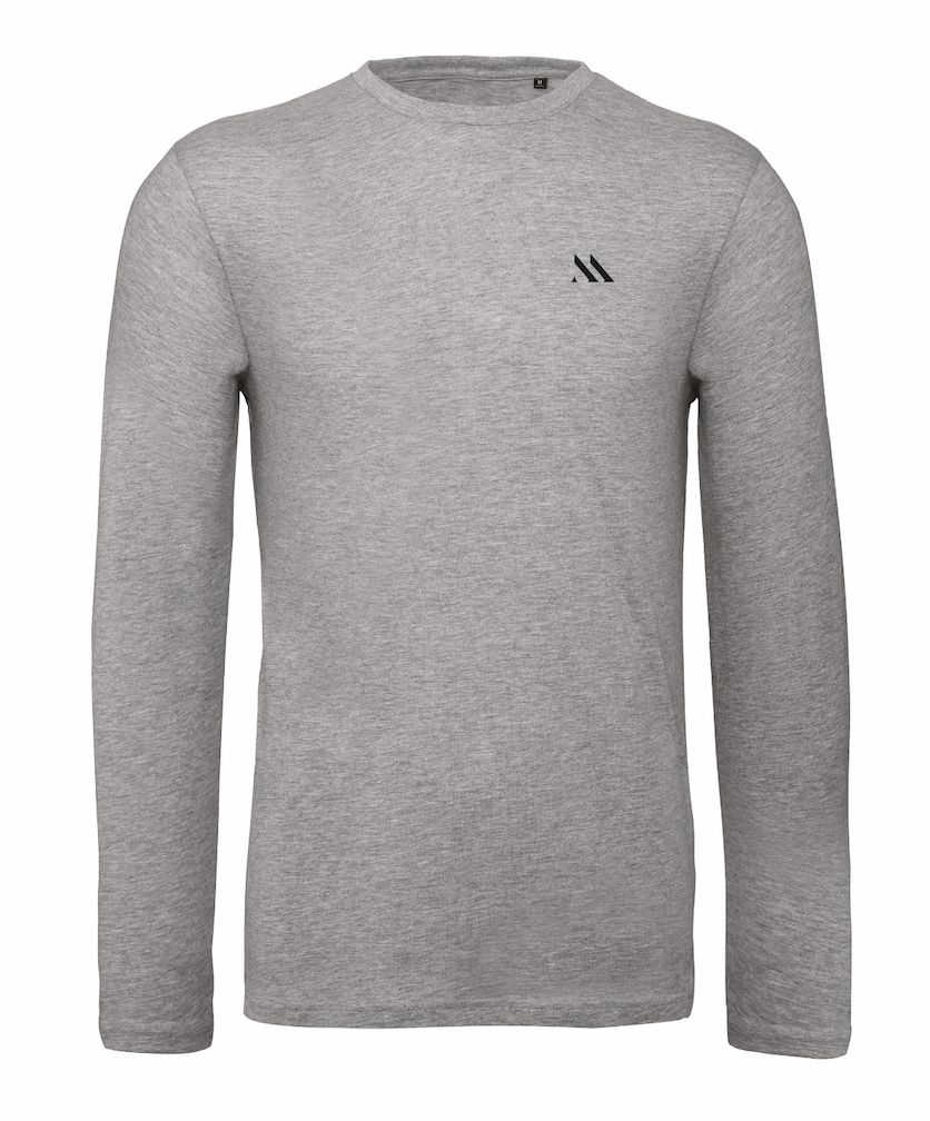 Long sleeve T-Shirt grey boys 100% cotton (Contemporary)