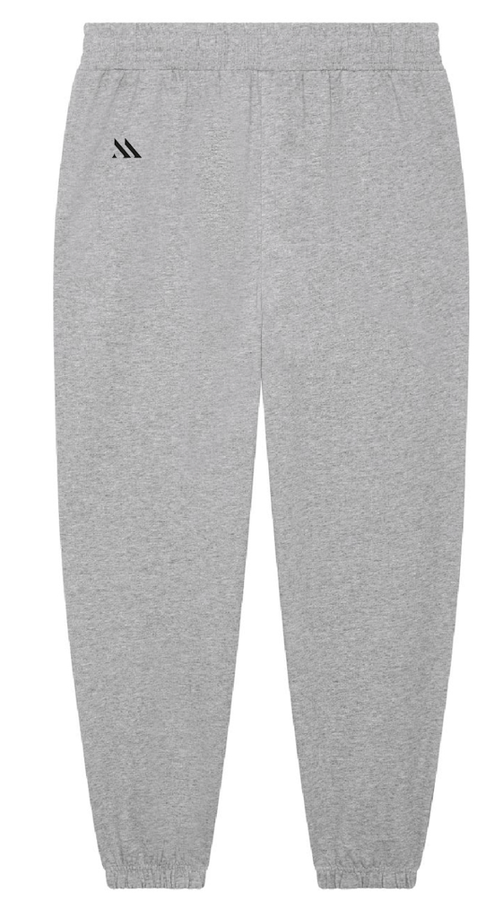Light jogging trousers grey 100% cotton