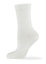 Mi-chaussettes blanches unies (Classique-garçon)